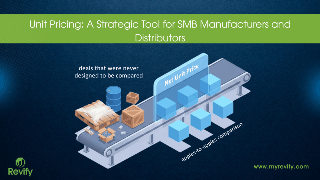 Unit Pricing: A Strategic Tool for SMB Manufacturers and Distributors 7 Unit Pricing: A Strategic Tool for SMB Manufacturers and Distributors